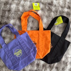 Set of Trader Joe’s Halloween mini totes
